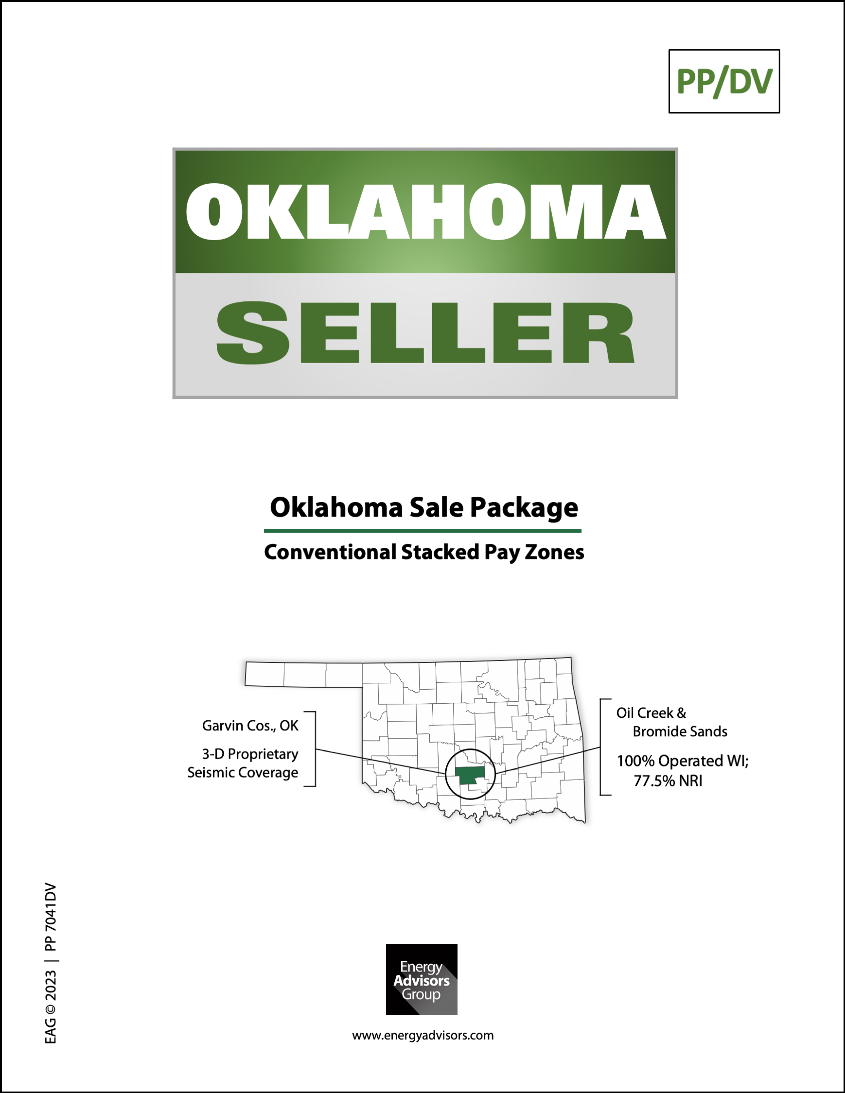 SMALL OPERATED LEASE FOR SALE - Energy Advisors Group SMALL OPERATED LEASE FOR SALE